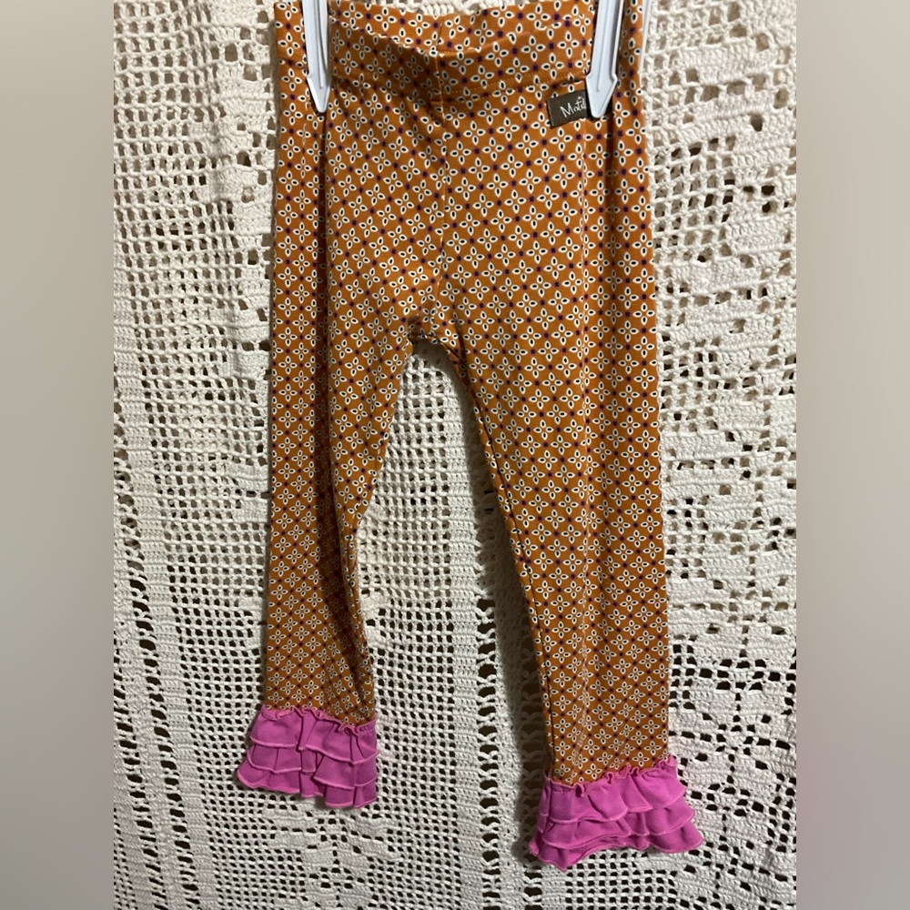 NWOT Matilda Jane Pretend Today Ruffled Leggings size 4